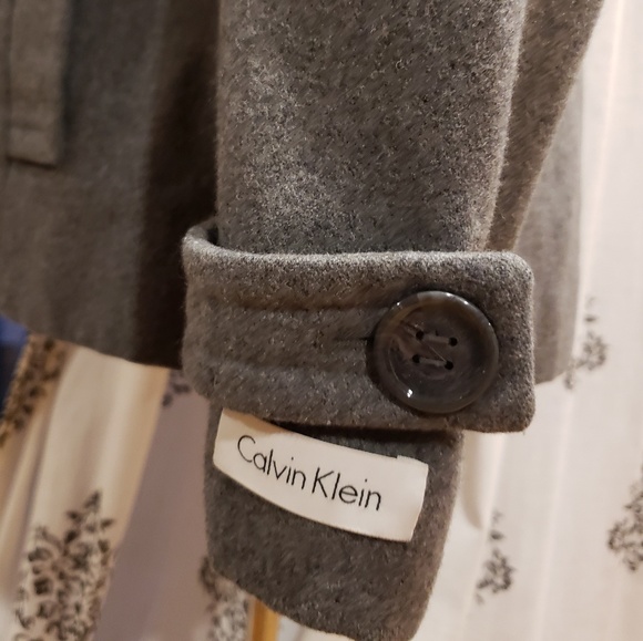 Great condition grey Calvin Klein Hooded Jacket 10 - Picture 7 of 8